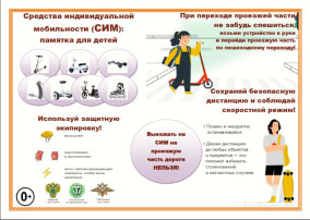 Правила дорожной безопасности при использовании СИМ Правила дорожной безопасности при использовании СИМ.